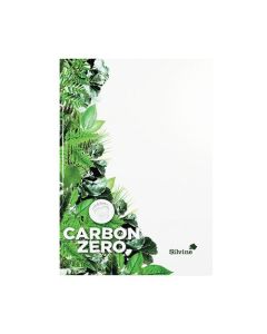 Silvine Premium Carbon Zero Casebound Notebook A4 120 Pages White R307