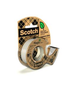 Scotch Magic Tape Greener Choice 19mm x 15m with 1 Recycled Dispenser 7100261907