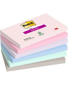 Post it Super Sticky Notes Soulful Colours 76x127mm 90 Sheets (Pack 6) 7100259202