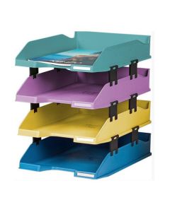 Forever Young Letter Trays Combo Assorted (Pack 4) 113293SETD
