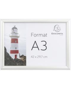 Exacompta Wall Snap Frame Poster Holder Aluminium A3 Crystal (Pack 1) -  8394358D