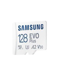 Samsung EVO Plus 128GB V30 A1 UHSI Class 10 MicroSDXC Memory Card and Adapter