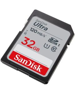 SanDisk Ultra 32GB Class 10 UHS I SDHC Memory Card