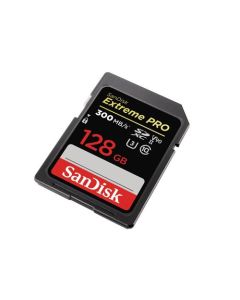 SanDisk Extreme PRO 128GB U3 V90 Class 10 300MBS Read Speed Memory Card