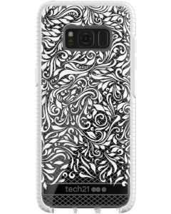 Tech 21 Evo Check Lace Edition Clear White Samsung Galaxy S8 Mobile Phone Case