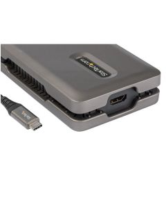StarTech.com USB C to 4K 60Hz HDMI 2.0 Multiport Adapter with 2 Port Hub