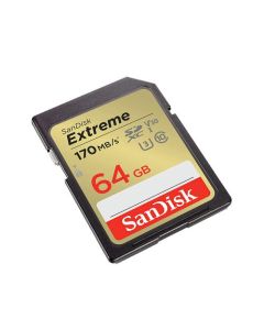 SanDisk Extreme 64GB SDXC UHS-1 Class 10 Memory Card