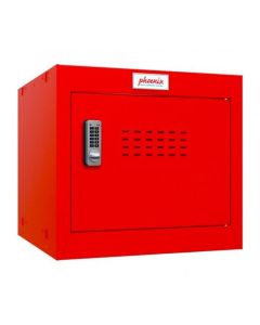Phoenix CL Series Size 1 Cube Locker in Red with Electronic Lock CL0344RRE