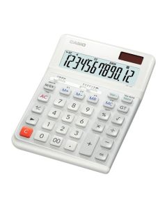 Casio DE-12E-WE 12 Digit Big Ergonomic Desk Calculator DE-12E-WE-WA-EP