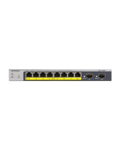 Netgear GS110TP 8 Port Gigabit Ethernet PoE Pro Smart Managed Switch with 2 SFP Ports and Cloud Management