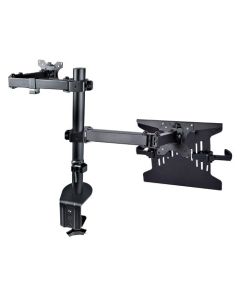 StarTech.com Monitor Arm with VESA Laptop Tray - For a Laptop and a Single Display up to 32 Inches