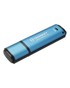 Kingston Technology IronKey Vault Privacy 50 16GB USB Type-A 3.2 Gen 1 Flash Drive Blue