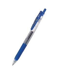 Zebra Sarasa Clip Eco Gel Pen Medium Point Blue (Pack 12) - 14322