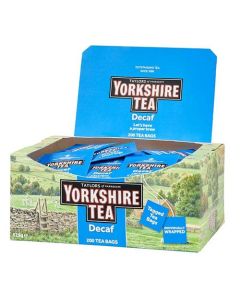 Yorkshire Tea Decaffeinated Tea Bags Enveloped and Tagged (Pack 200) 0403540