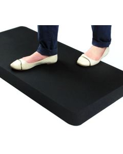 Anti-Fatigue Ergonomic Non-Slip Floor Standing Comfort Mat 80 x 50cm Black - UFCA20320BLK