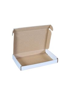 LSM Letter Box 222 x 160 x 20mm Size A5 White (Pack 50) - PIP02