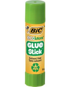 Bic Ecolutions Glue Stick Washable and Solvent Free 8g (Pack 5) - 9049263
