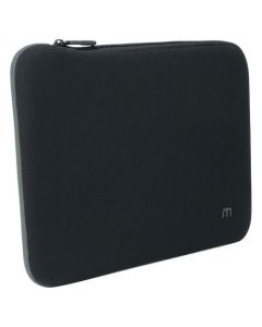 Mobilis 12.5 to 14 Inch Skin Sleeve Notebook Case Black and Grey