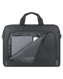 Mobilis 14 to 16 Inch 30 Percent Recycled The One Basic Briefcase Toploading Notebook Case Black