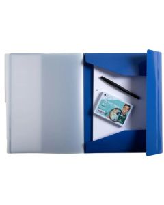 Exacompta Bee Blue Multipart File 8 Sections A4 Assorted Colours (Pack 10) - 56110E