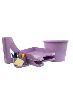 Deflecto Desk Accessory Starter Kit Lavender - CP175YTLAV