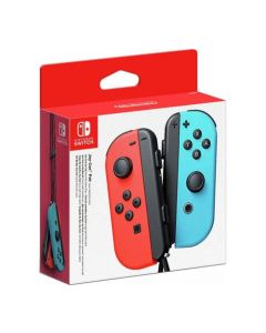 Nintendo Joy-Con Pair Neon Red and Neon Blue Gaming Controllers