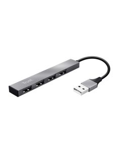 Trust Halyx 4 Port USB 2.0 480Mbits Aluminium Interface Hub