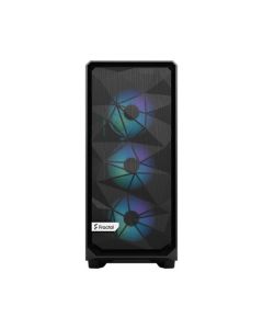 Fractal Meshify 2 Compact Lite RGB Black Tempered Glass Light Tint Mid Tower PC Case