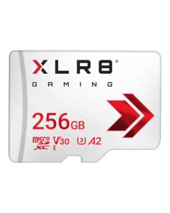 PNY XLR8 256GB MicroSDXC UHS-I Class 10 U3 V30 Gaming Memory Card