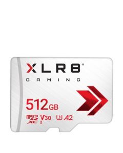 PNY XLR8 512GB UHS-I Gaming Class 10 U3 V30 MicroSDXC Memory Card