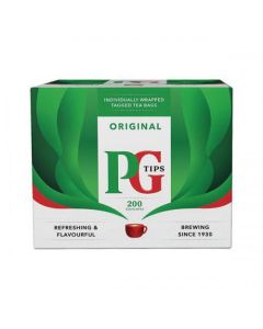 PG Tips Tea Bag Enveloped (Pack 200) - 800396