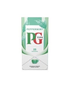 PG Tips Peppermint Tea Bag Enveloped (Pack 25) - 800400