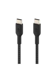 Belkin 1m BoostCharge Black Braided USB-C to USB-C Cable