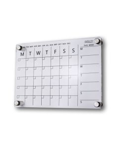Deflecto A3 Acrylic Weekly/Monthly Planner Wall Mounted 420 x 297mm - WPMA3WM