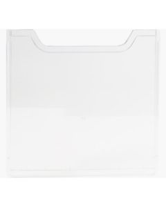 Exacompta Vertical Literature Holder Cover 6 x 239 x 232mm Clear - 64558D