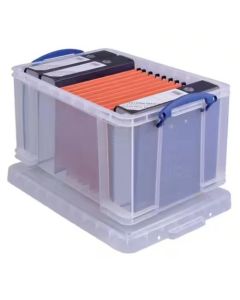 Really Useful Plastic Storage Box 48 Litre Clear - 48CCB