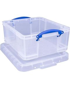 Really Useful Plastic Storage Box 18 Litre Clear - 18CCB