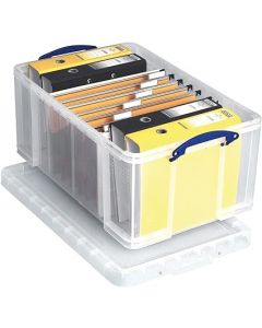 Really Useful Plastic Storage Box 64 Litre Clear - 64CCB