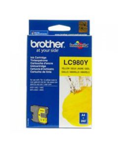 Brother Yellow Ink Cartridge 6ml - LC980Y