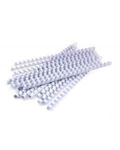 ValueX Binding Comb A4 12mm White (Pack 100) 6201001