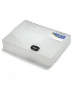 Rapesco 60mm Rigid Wallet Box File A4 Clear - 0714
