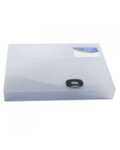 Rapesco 40mm Rigid Wallet Box File A4 Clear - 0711
