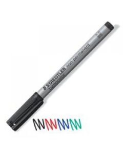 Staedtler Lumocolor OHP Pen Non-Permanent Medium 1.0mm Line Black (Pack 10) - 315-9