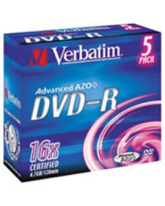 VERBATIM 43519 DVD+R 4.7GB 5PK