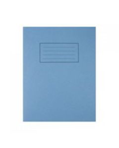 Silvine 9x7 inch/229x178mm Exercise Book 7mm Square 80 Pages Blue (Pack 10) - EX106