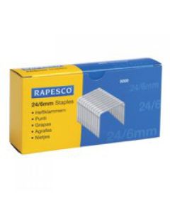 Rapesco 24 6mm Galvanised Staples Pack 5000 - S24602Z3