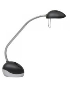 Alba X Led Desk Lamp Black Silver LEDX N UK