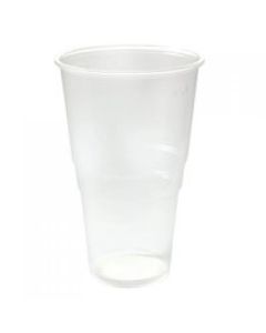 ValueX Flexiglass Plastic Glass 1 Pint Clear (Pack 50) 0510043OP