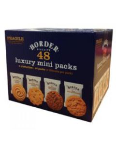 Border Biscuits Luxury Mini Twin Pack Assorted Biscuits (Pack 48) - NWT542