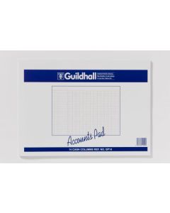 Guildhall Ruled A3 Account Pad with 14 Cash Columns and 60 Pages Grey GP14Z